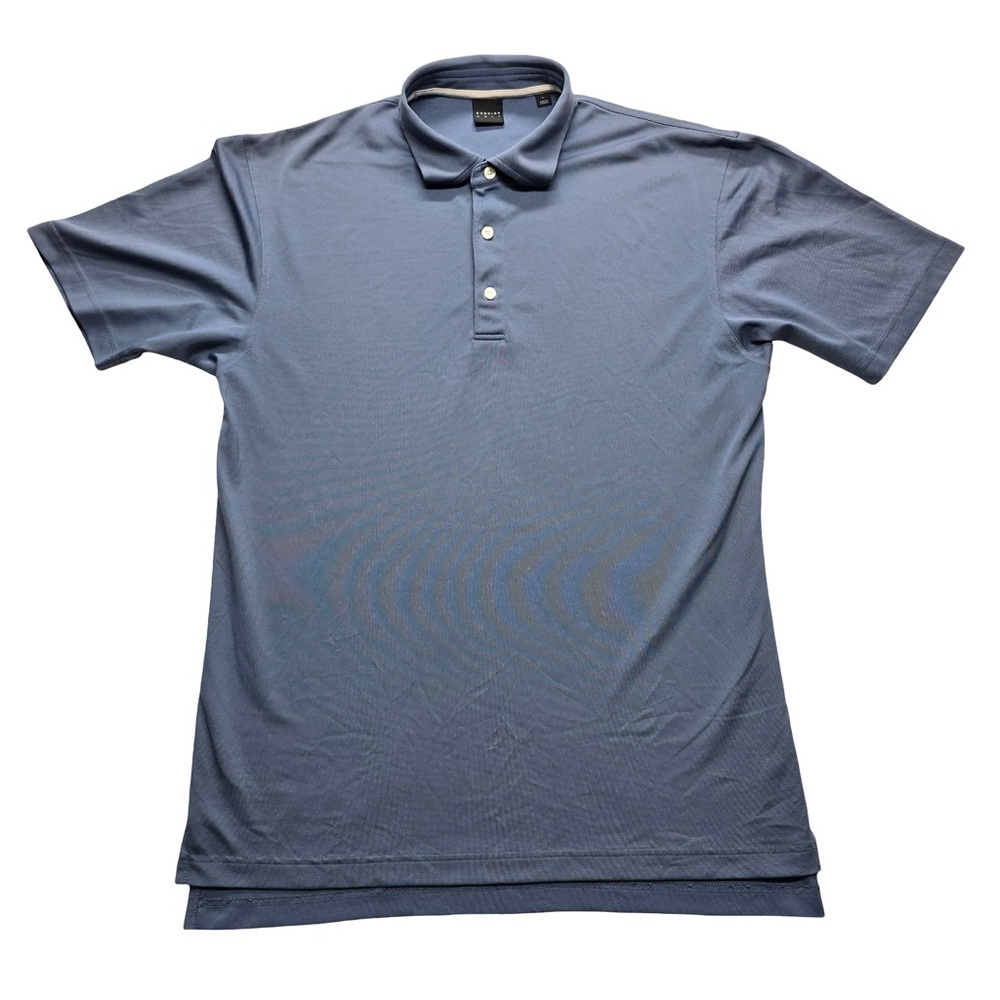 Dunning Golf Polo Lot 3 Mens Performance Stretch‎ Short Sleeve Shirts L